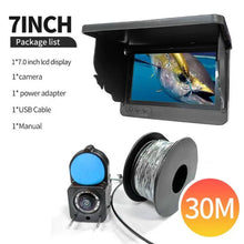 Load image into Gallery viewer, CoreCoolPortable Fish Depth Finder Water Handheld 1080P 4.3 Inch LCD Fish Finder Underwater 120° Fishing Camera With Night Vision