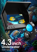Load image into Gallery viewer, CoreCoolPortable Fish Depth Finder Water Handheld 1080P 4.3 Inch LCD Fish Finder Underwater 120° Fishing Camera With Night Vision
