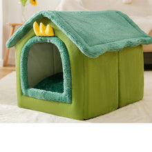 Load image into Gallery viewer, Aussie SnugDen™ | 2-in-1 Foldable Pet Cave &amp; Cozy Bed for Dogs &amp; Cats (All Seasons Comfort)
