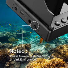 Load image into Gallery viewer, Portable Fish Depth Finder Water Handheld 1080P 4.3 Inch LCD Fish Finder Underwater 120° Fishing Camera With Night Vision
