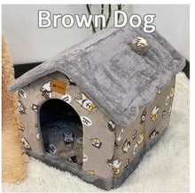 Load image into Gallery viewer, Aussie SnugDen™ | 2-in-1 Foldable Pet Cave &amp; Cozy Bed for Dogs &amp; Cats (All Seasons Comfort)
