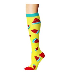 NEW Compression Stockings Unisex Funny Socks for Edema Diabetes Varicose Veins Running Marathon Running Sports Compression Socks